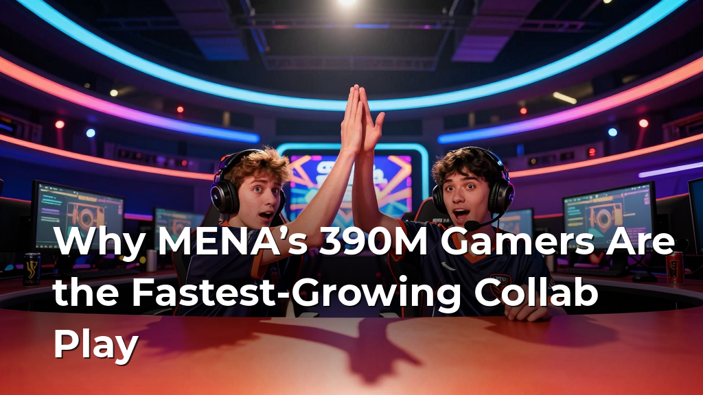 Why MENA’s 390M Gamers Are the Fastest-Growing Collab Play